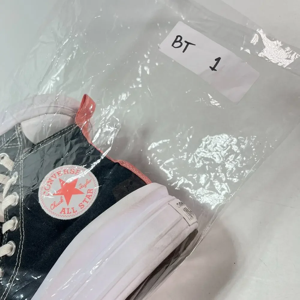 Converse Chuck Taylor All Star Move Black White Platform Sneakers Youth Size 4.5